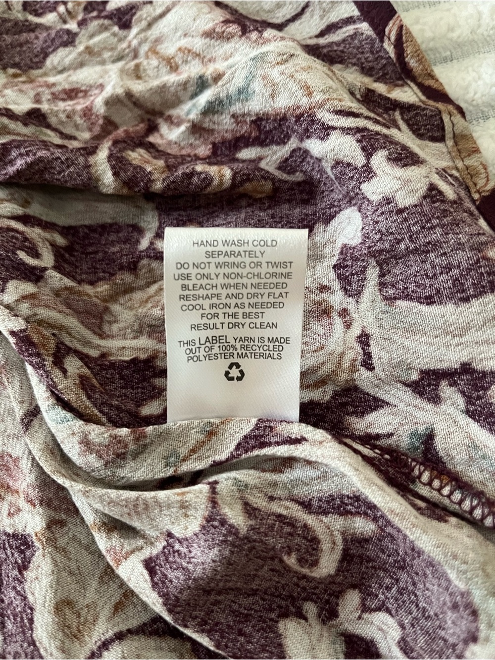 Lucky Brand Printed Long Sleeve Dress - Picture 8 of 8